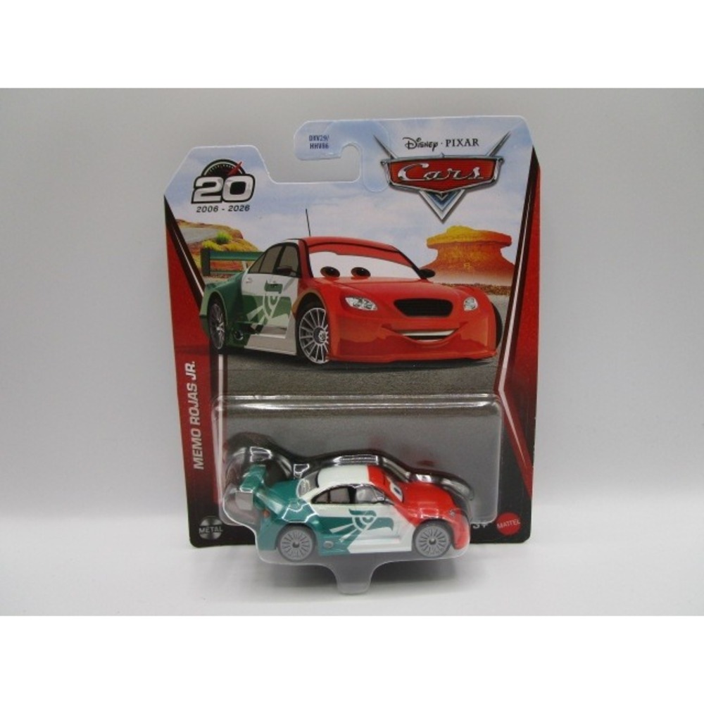 Disney Pixar Cars Memo Rojas Jr Die-Cast Metal Car 20th Anniversary Mattel